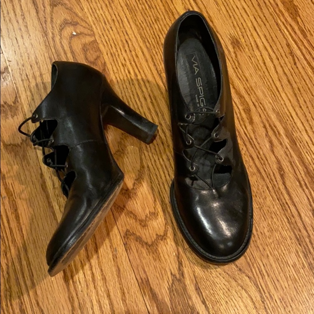 Black heels